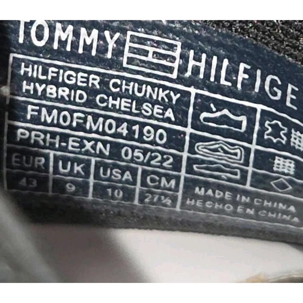 Tommy Hilfiger Men's Chunky Hybrid Chelsea Boots, Size 10 NWOB - Picture 6 of 9